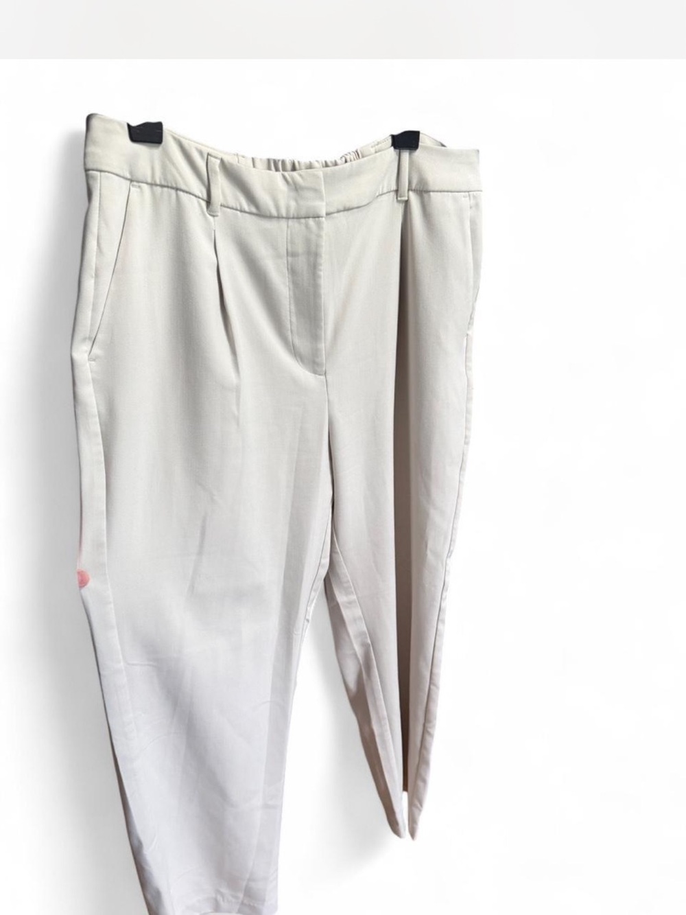 Old Navy Taylor Wide Leg Trouser in Light Beige